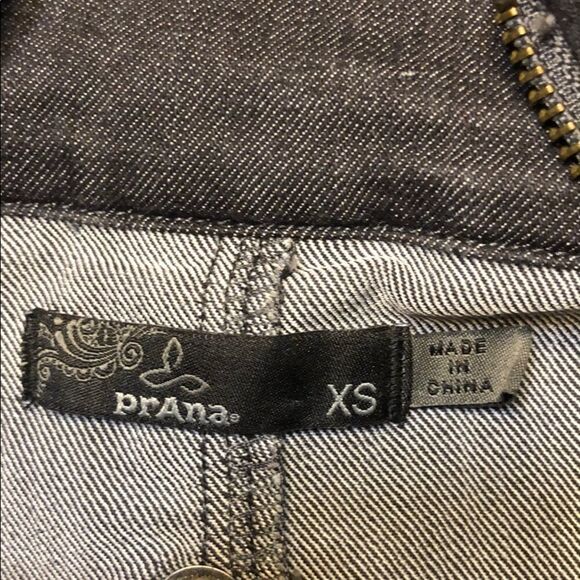 Prana full zip denim jacket XS (2038) - Picture 7 of 8